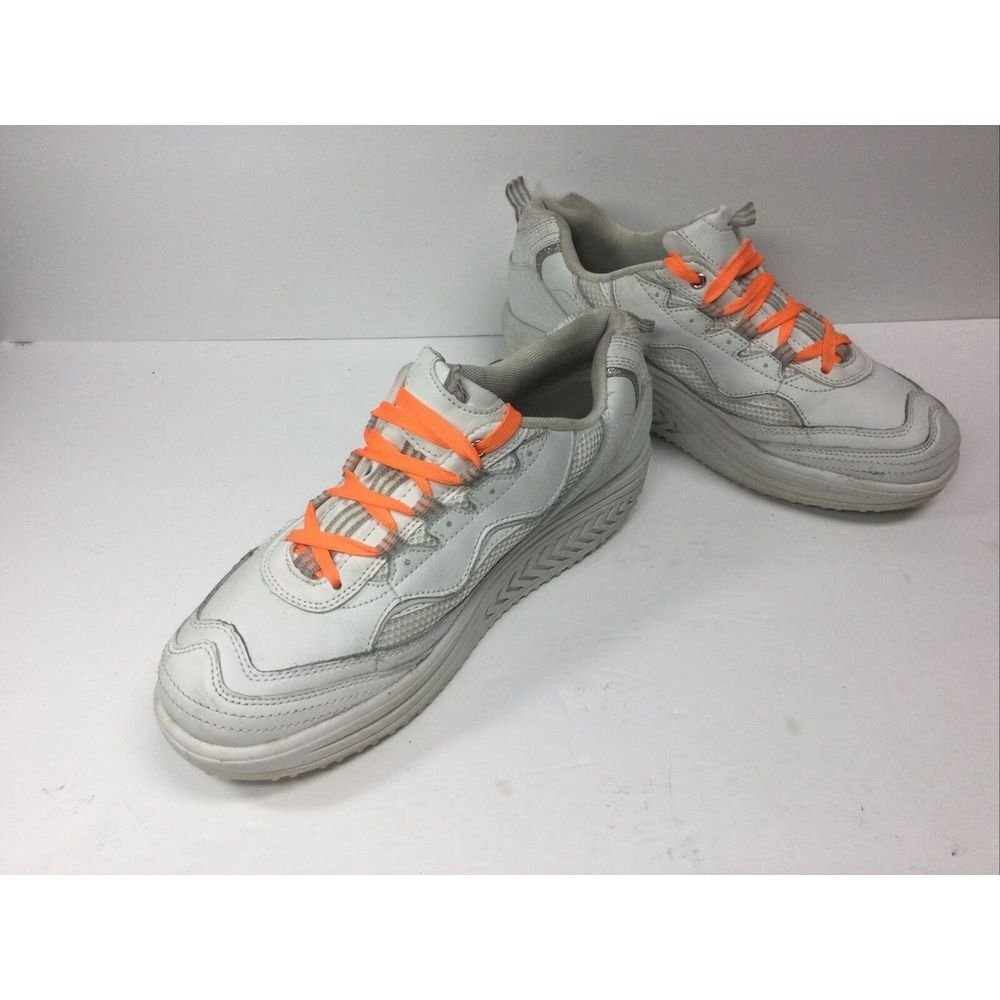 Club usa womens Toning sneakers‎ White Leather walking shoes Size 11